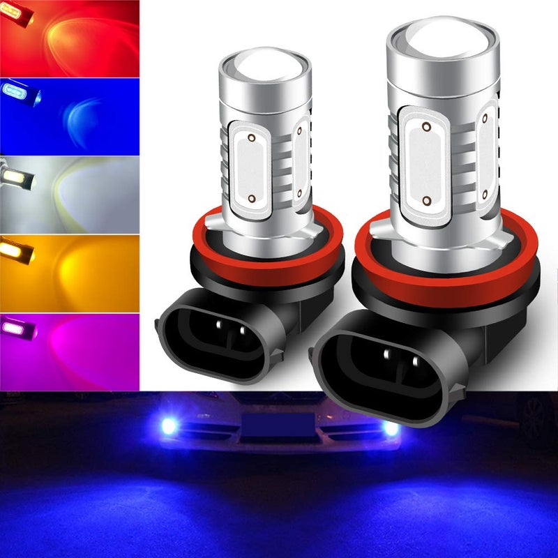KaiDengZhe 2pcs SUPER Bright Blue H11/H8 LED Bulbs for Fog Lights 7.5W COB Fog Lamp Driving DRL Lights 12V - Image 1